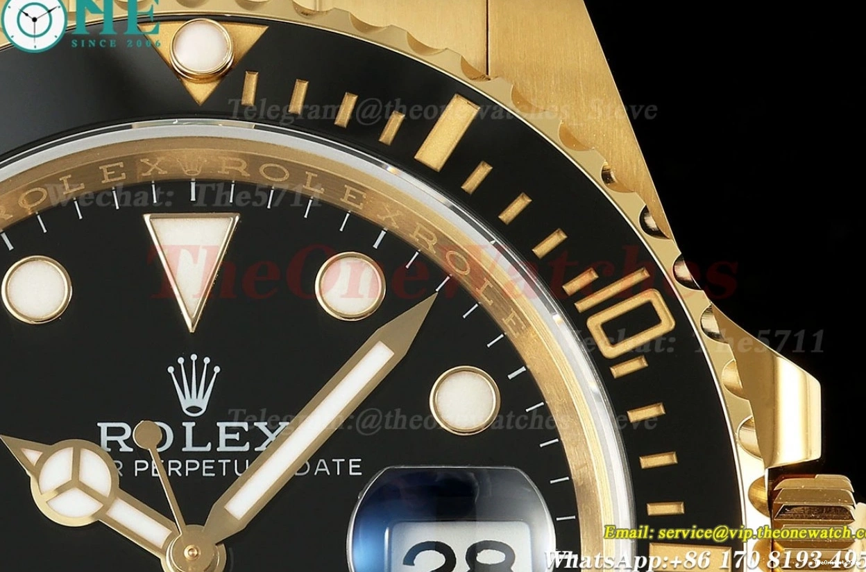 41mm 126618LN YG A3235 Black Dot Submariner YG EWEF 0308